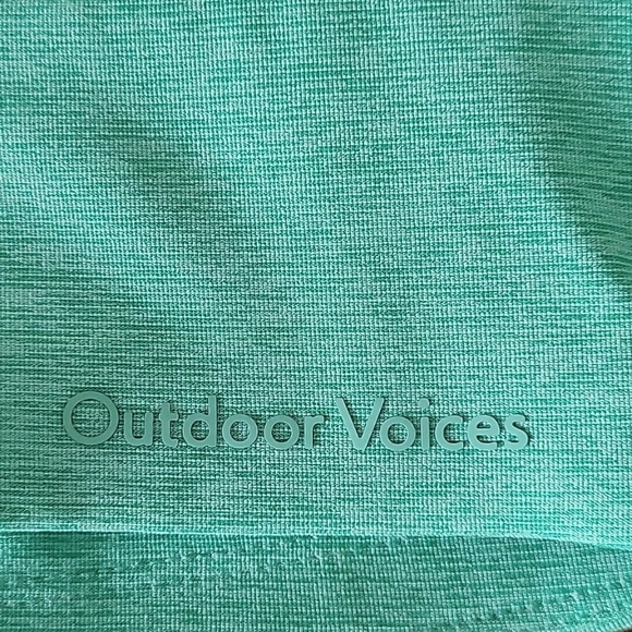 OUTDOOR VOICES Venus Crop Top, Sports Bra in Jadeite, XS, NWT - Picture 5 of 8